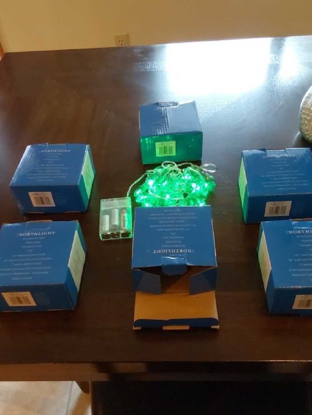 String Lights - Green LEDs - 6 Total